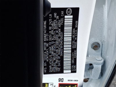 2021 Lexus ES ES 350