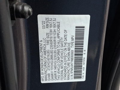 2022 Honda Odyssey EX-L