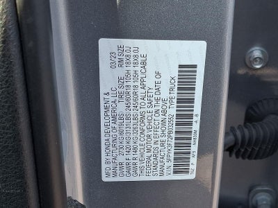 2023 Honda Ridgeline RTL-E