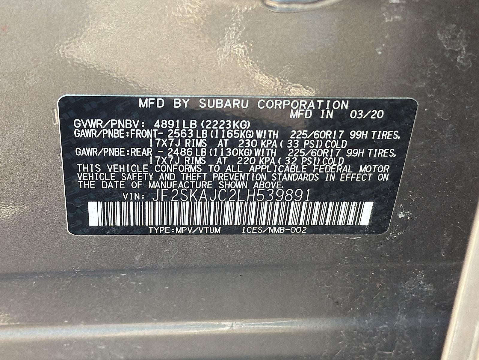 2020 Subaru Forester Premium