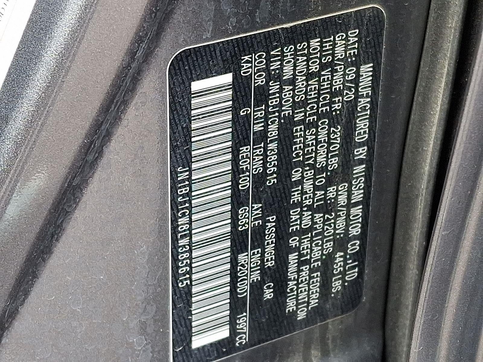 2020 Nissan Rogue Sport SV