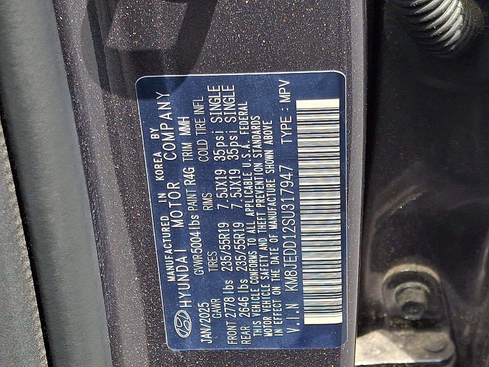 2025 Hyundai Tucson Hybrid Limited