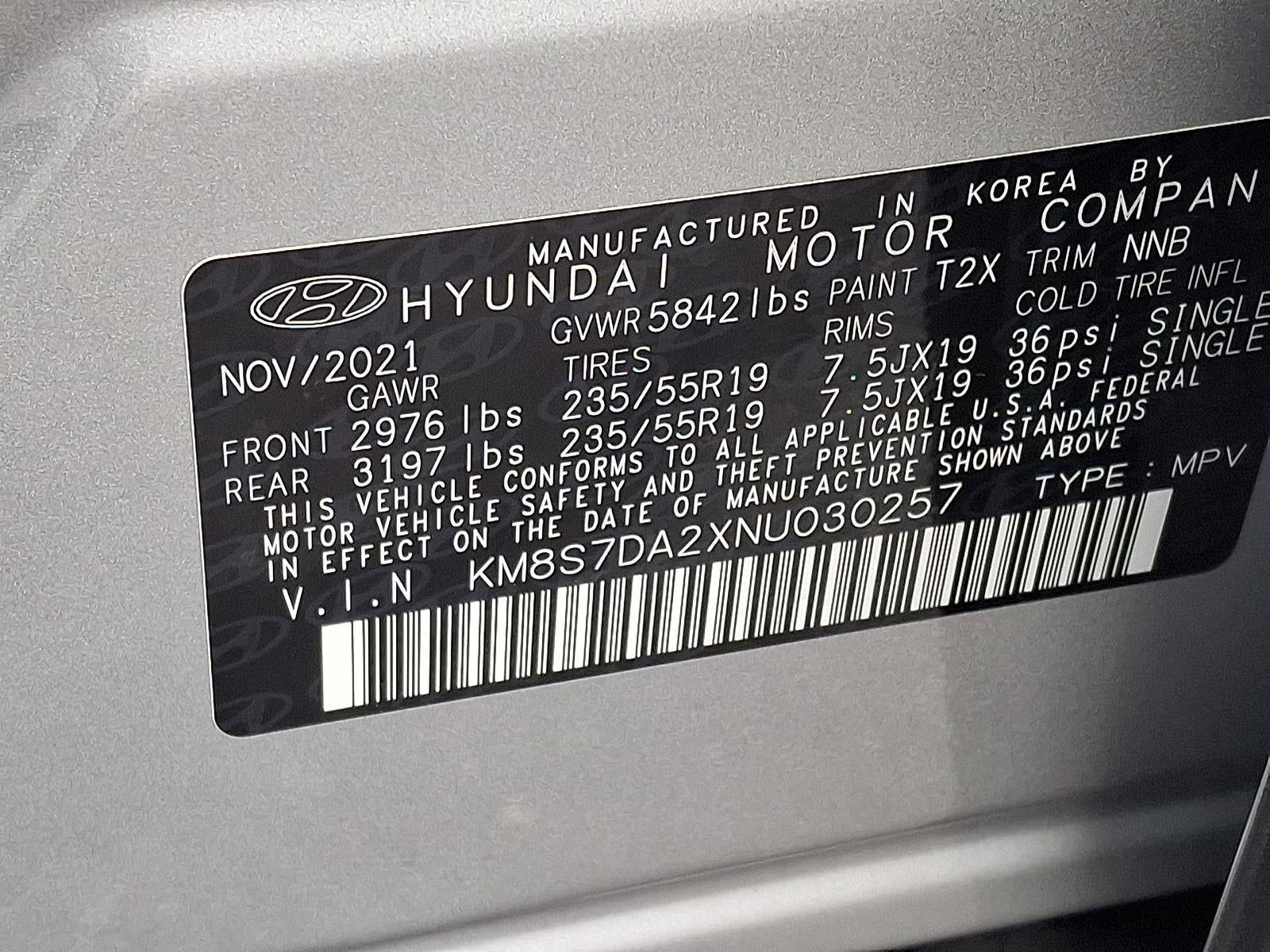 2022 Hyundai Santa Fe Plug-In Hybrid Limited