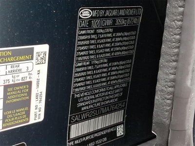 2021 Land Rover Range Rover Sport HSE Silver Edition