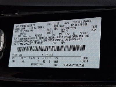 2026 Ford Escape Hybrid Platinum