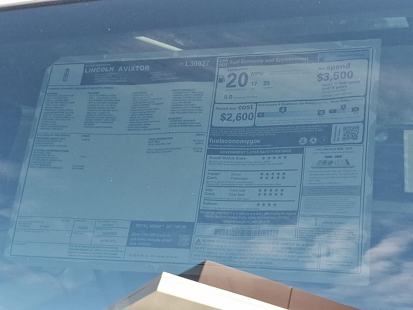 2025 Lincoln Aviator Premiere