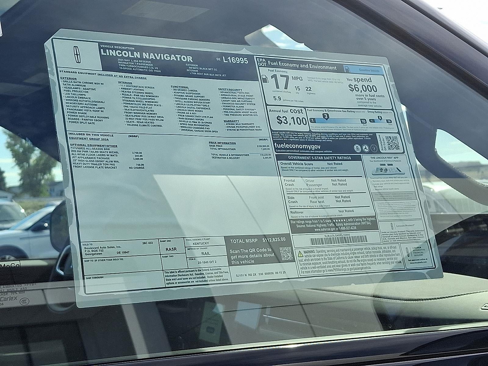 2025 Lincoln Navigator L Reserve