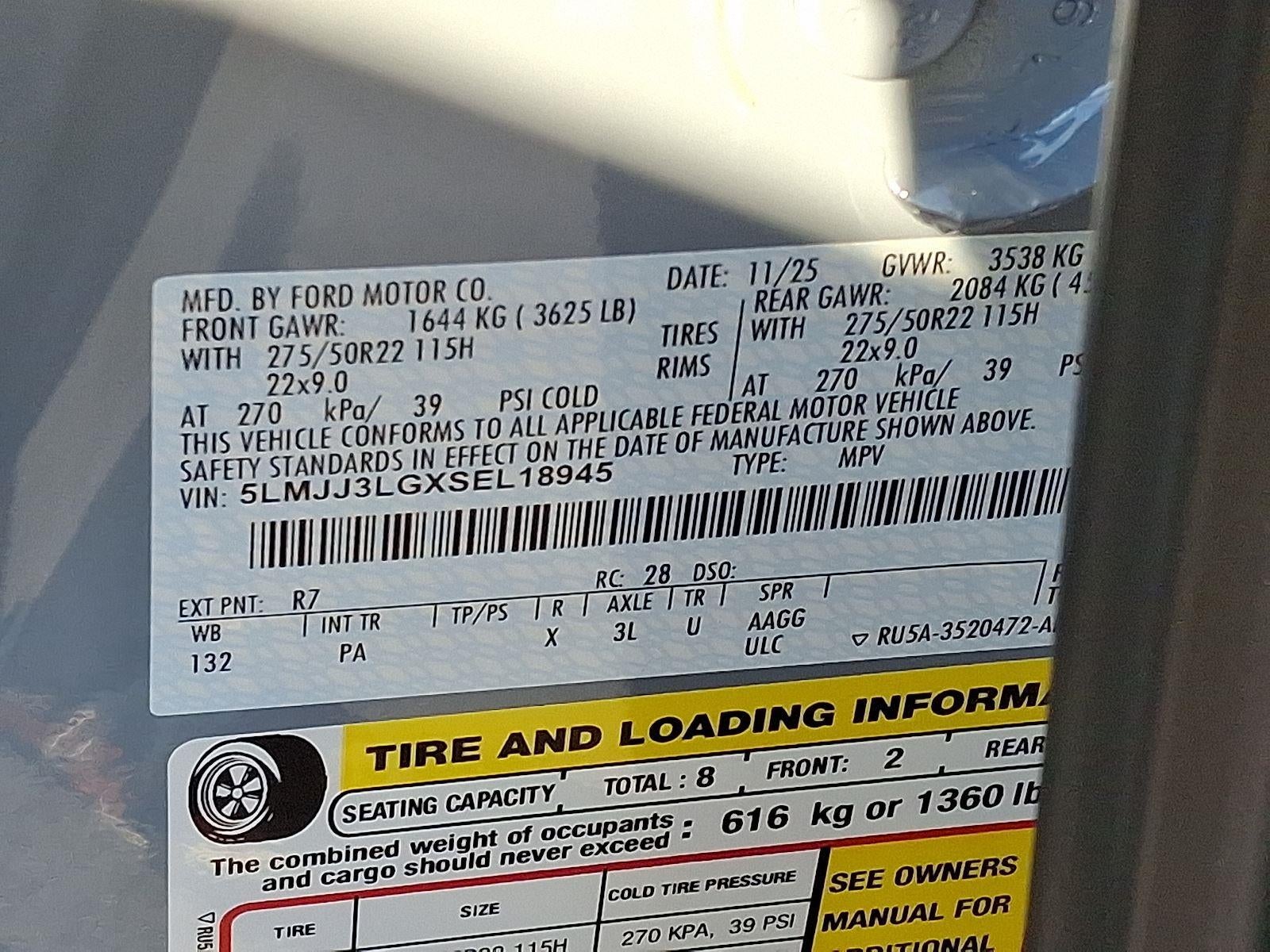 2025 Lincoln Navigator L Reserve