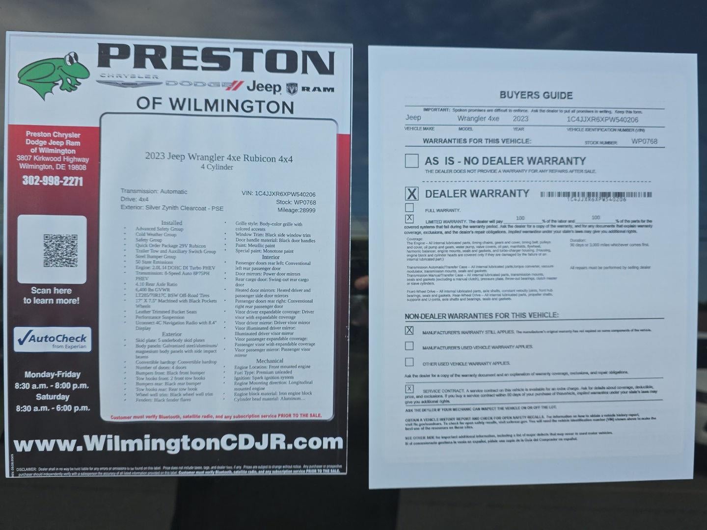 2023 Jeep Wrangler 4xe Rubicon