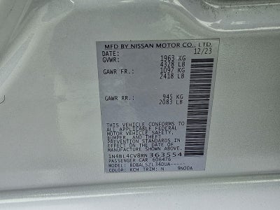 2024 Nissan Altima 2.5 SR