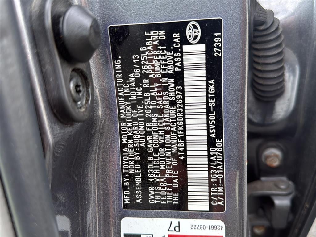 2013 Toyota CAMRY Base