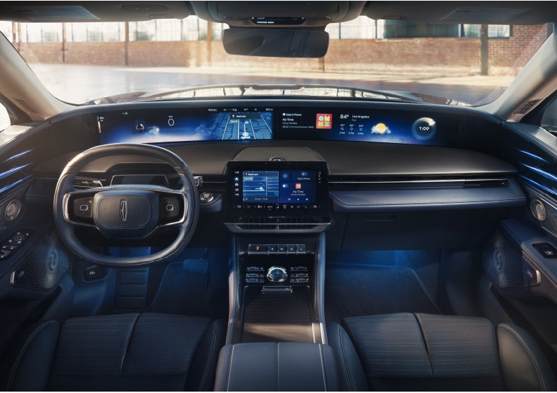 The panoramic display is shown in a 2026 Lincoln Nautilus® SUV. | Boulevard Lincoln in Millsboro DE
