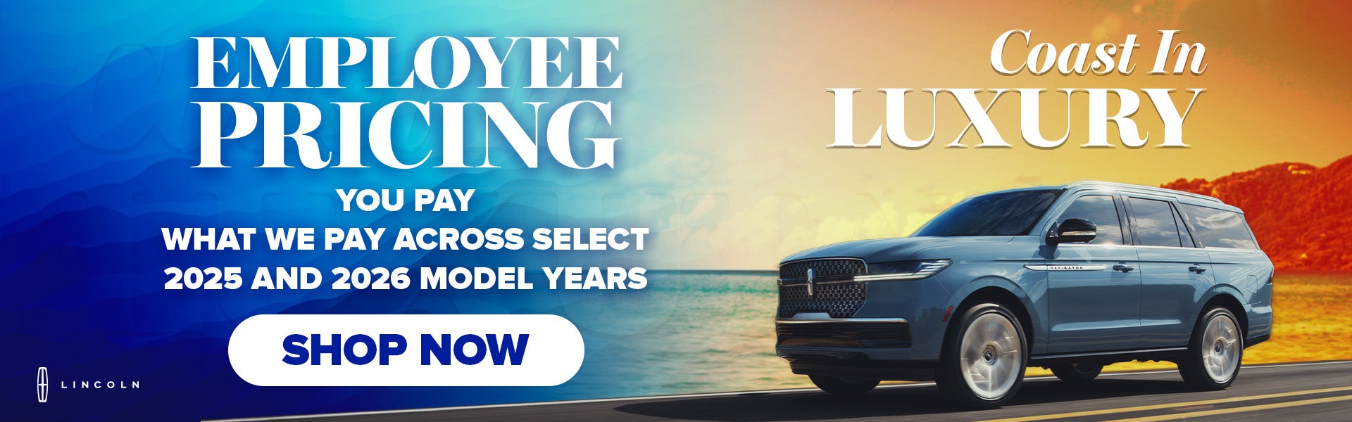 Employee pricing. You pay what we pay.